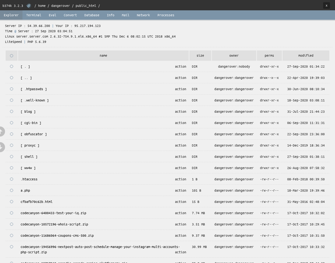 b374k 3.2.3 shell cover preview